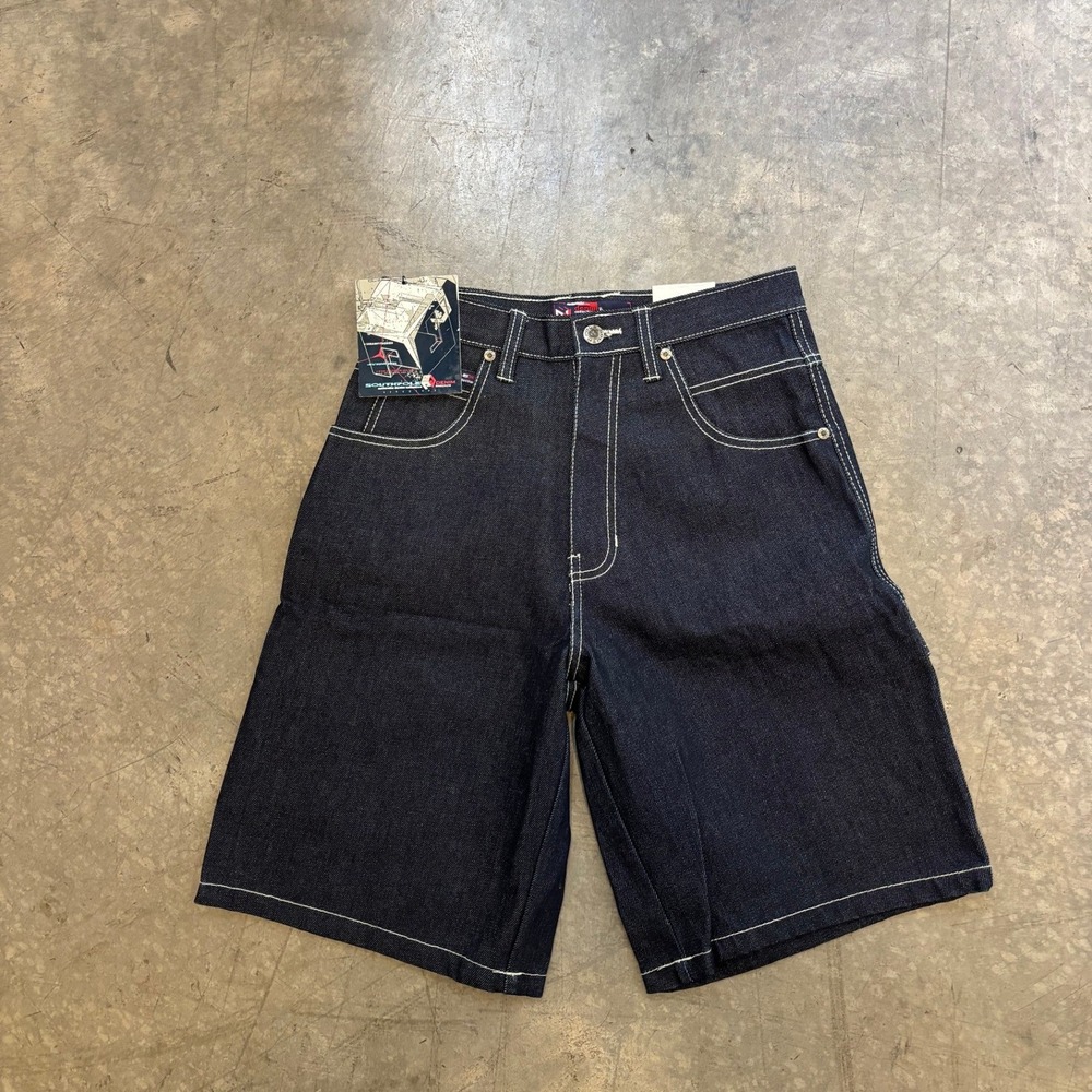 Vintage Y2K South Pole Jean Shorts Jorts Deadstock Size 18